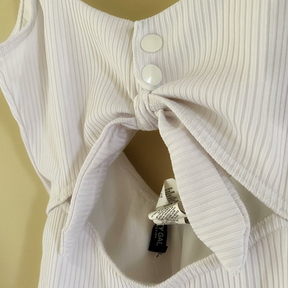 Nasty Gal Open Bar Cut-Out High-Leg Swimsuit - Picture 8 of 9